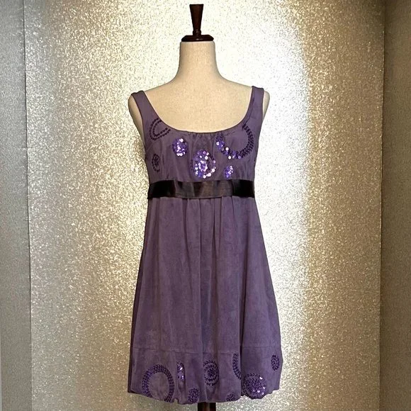 sachin and babi light blue dress Rinascimento | Dresses | Rinascimento Italian Women Dress Balloon Hem Suede  With Sequins Size M